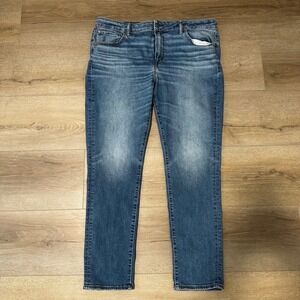 American Eagle Air Flex Skinny Jeans Mens Size 40x32 Casual Summer Medium Wash